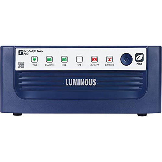 Luminous Eco Watt Neo 700 Square Wave 600VA/12V Inverter for Home, Office and Shops