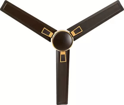 USHA Swift Alpha Chrome 1200 mm 3 Blade Ceiling Fan  (Smoke Brown, Pack of 1)