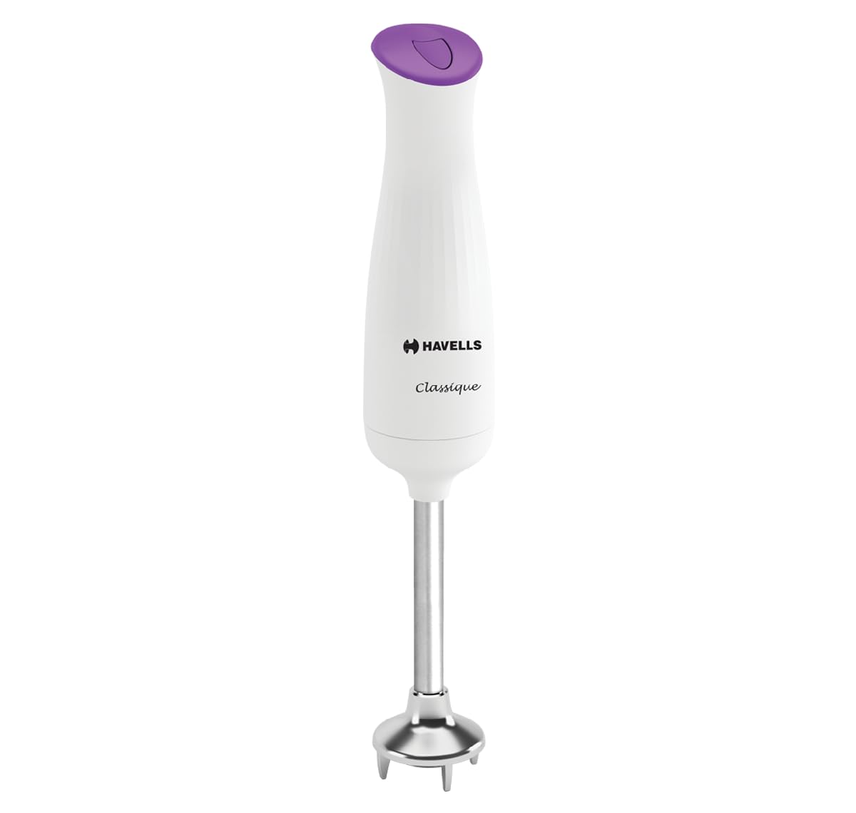 Havells Classique 300W Low Noise Hand Blender (Violet and white)