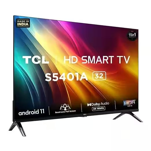 TCL LED 32in (80 cm) HD Smart Android TV, 32S5401A