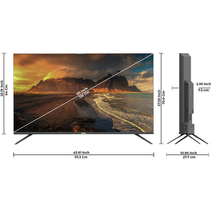 Intex 126 cm (50 inches) 4K Ultra HD Smart WebOS LED TV, Black, WOS5007U