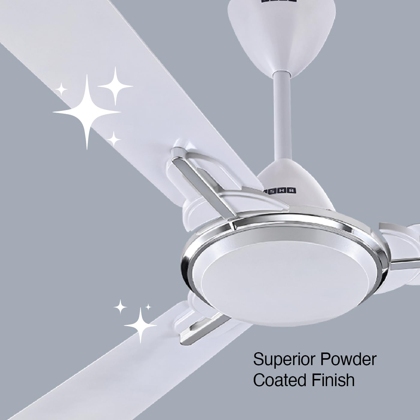 USHA Striker One 1200mm 3 Blade Ceiling Fan (Pearl White, pack of 1)