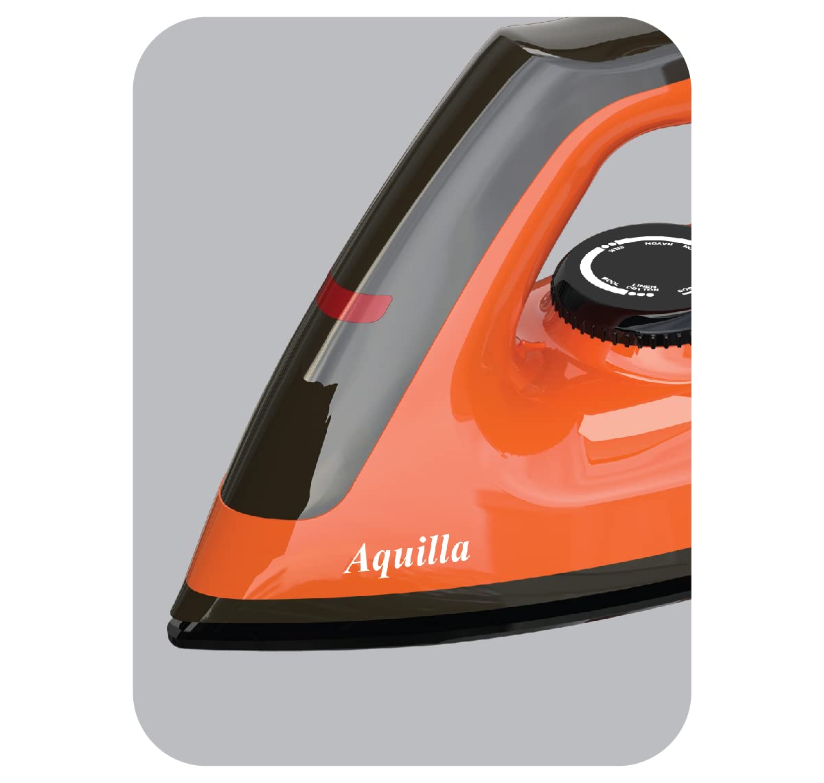 Havells Aquilla 1000W Dry Iron (Orange/Black)