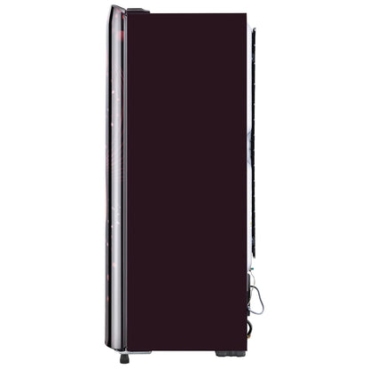 LG 224L 4 Star Inverter Direct-Cool Single Door Refrigerator (GL-B241ASVY, Scarlet Victoria, Smart Connect)