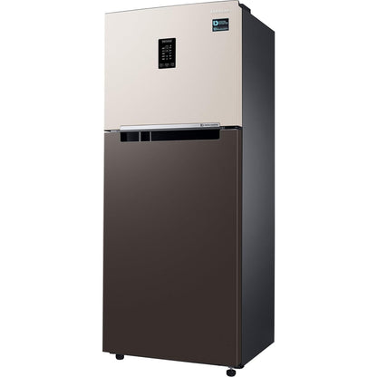 Samsung 301 L 2 Star Convertible 5-in-1, Digital Inverter with Display, Frost Free Double Door Refrigerator (RT34CB522C7/HL, Beige & Charcoal)