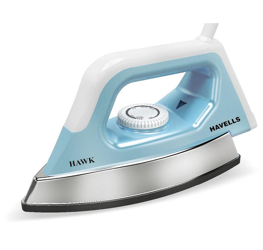 Havells ABS Hawk 1100 Watt Dry Iron (Blue & White)