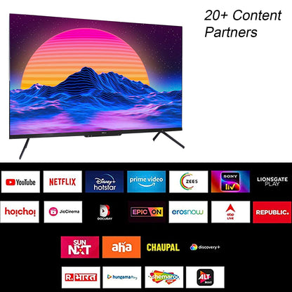 LLOYD LED 43in (109 cm) 4K Ultra HD Smart Google TV, Black, 43UX900D