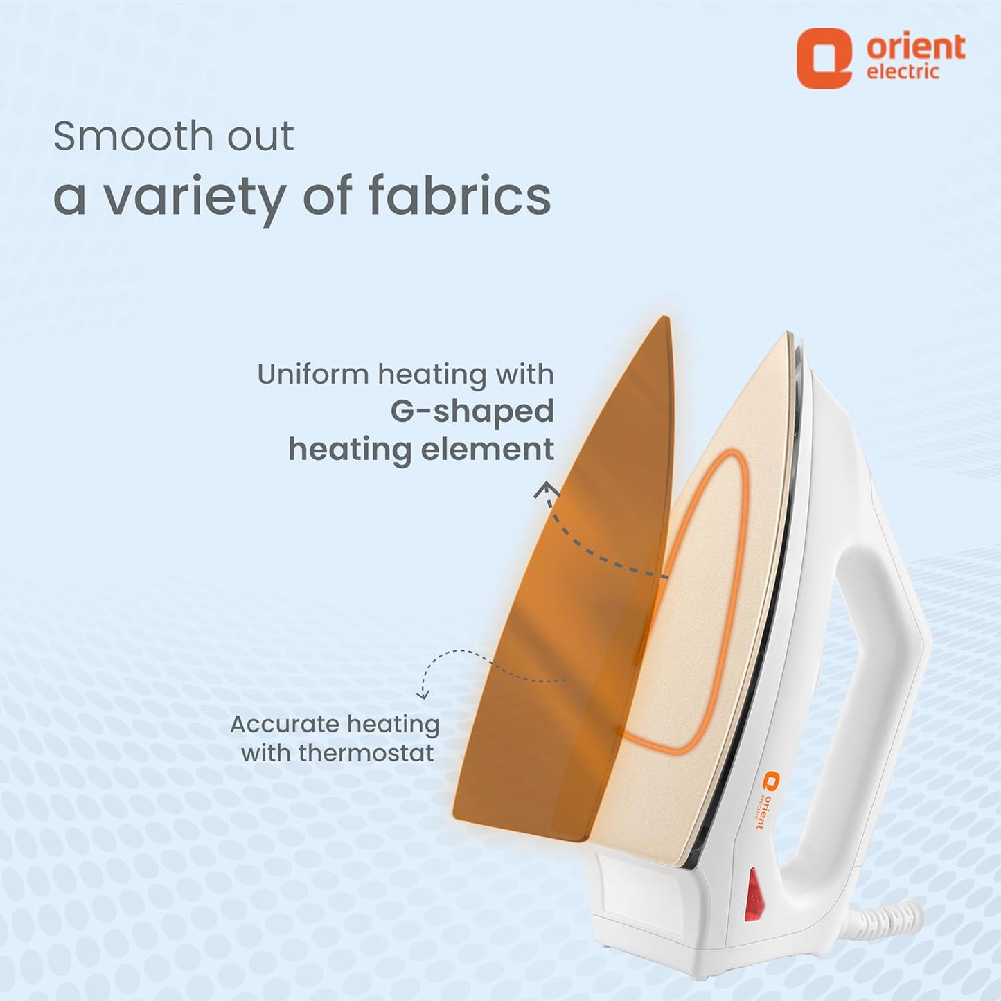 Orient Electric Fabrismooth 1000W Dry iron