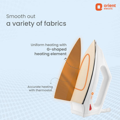 Orient Electric Fabrismooth 1000W Dry iron