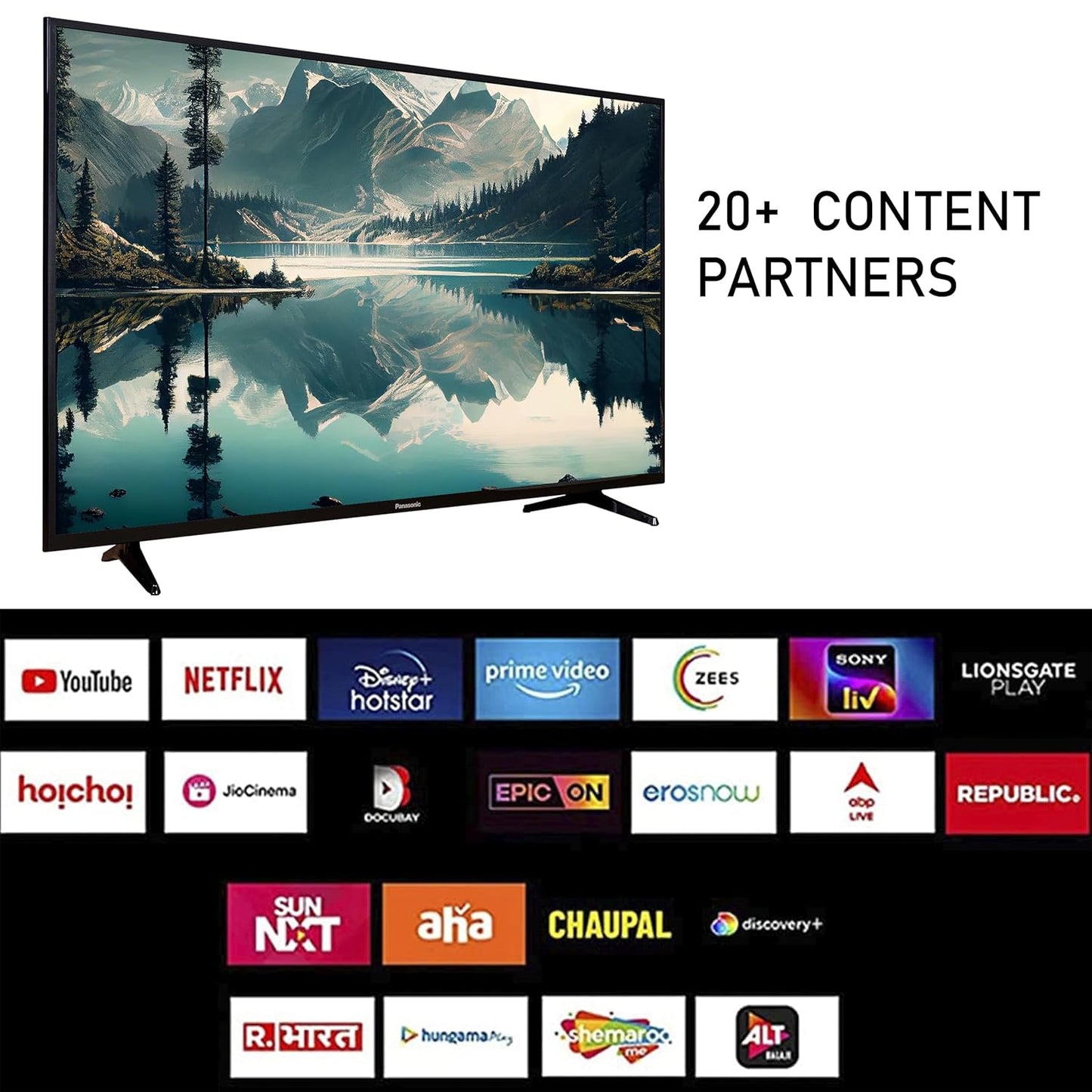 Panasonic LED 43in (108 cm) 4K Ultra HD Smart Android LED TV, Black, TH-43MX700DX