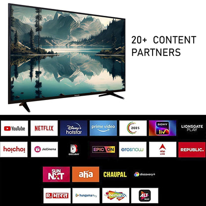 Panasonic LED 43in (108 cm) 4K Ultra HD Smart Android LED TV, Black, TH-43MX700DX