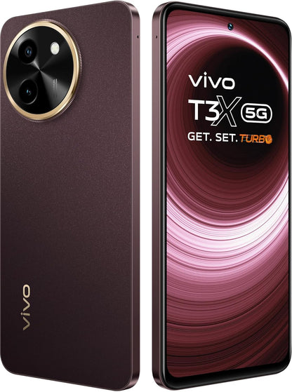 Vivo T3x 5G (Crimson Bliss, 128 GB) (6 GB RAM)