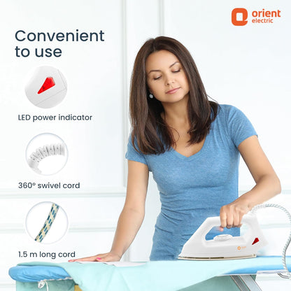 Orient Electric Fabrismooth 1000W Dry iron