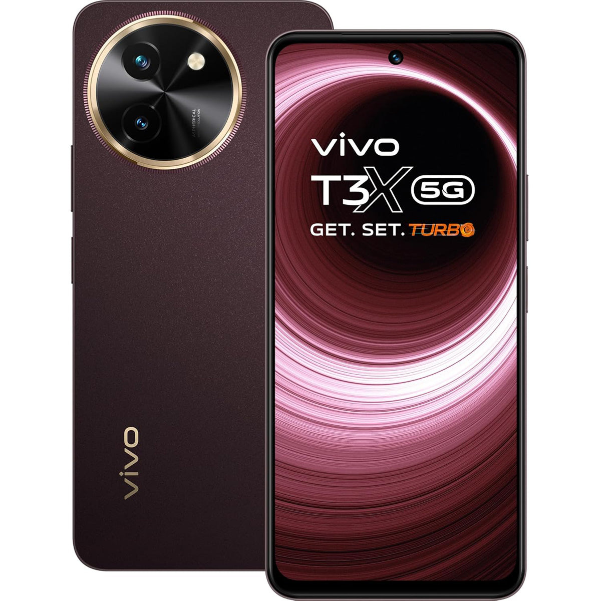 Vivo T3x 5G (Crimson Bliss, 128 GB) (6 GB RAM)