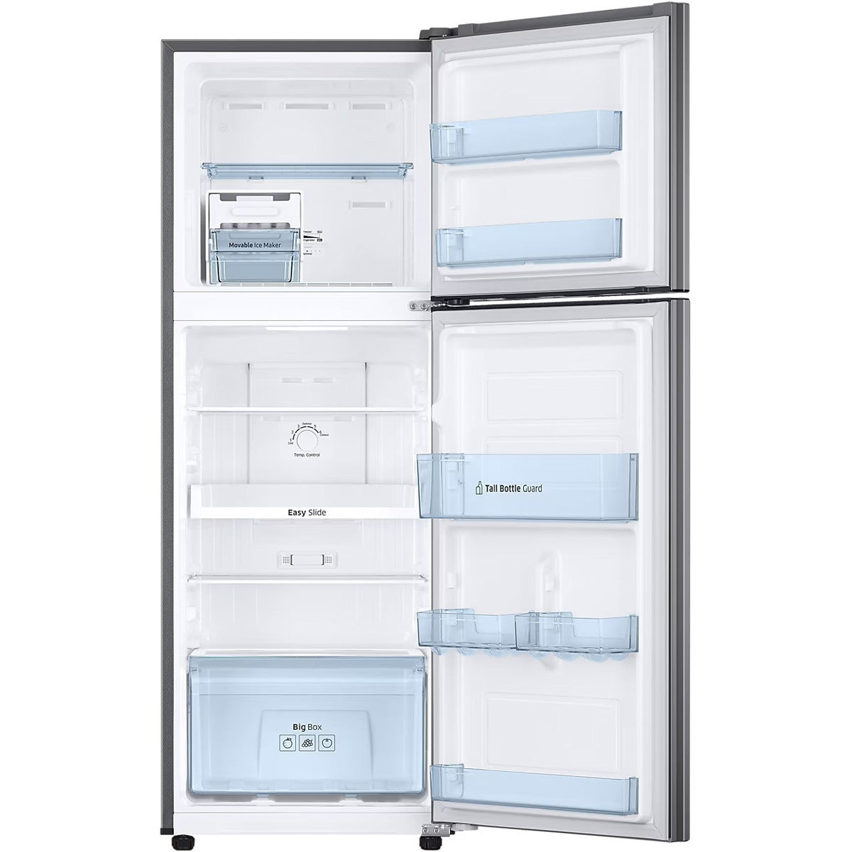 Samsung 236 L Frost Free Double Door 1 Star Refrigerator (GRAY SILVER, RT28C3021GS/NL)