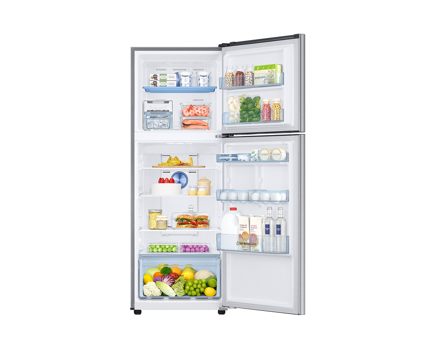 Samsung 301 L Frost Free Double Door 1 Star Refrigerator (Elegant Inox, RT34C4521S8/HL)