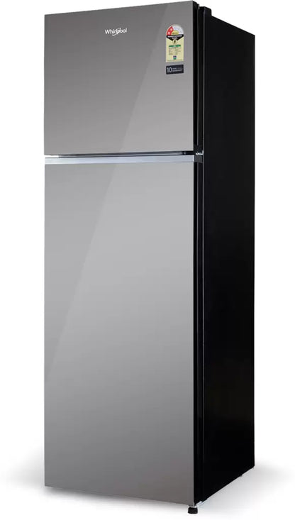 Whirlpool 265L Frost Free Double Door 2 Star Refrigerator with Glass Door (Crystal Mirror, Neo 278GD PRM)