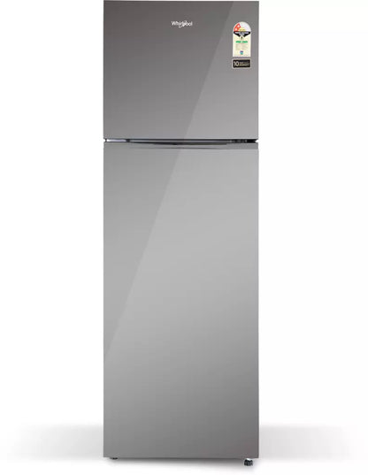 Whirlpool 265L Frost Free Double Door 2 Star Refrigerator with Glass Door (Crystal Mirror, Neo 278GD PRM)