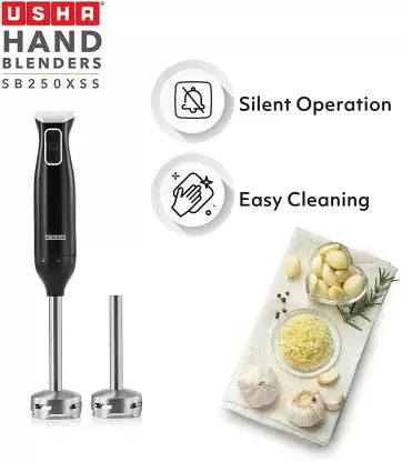 USHA Hand Blender 250W SB250XSS - Black